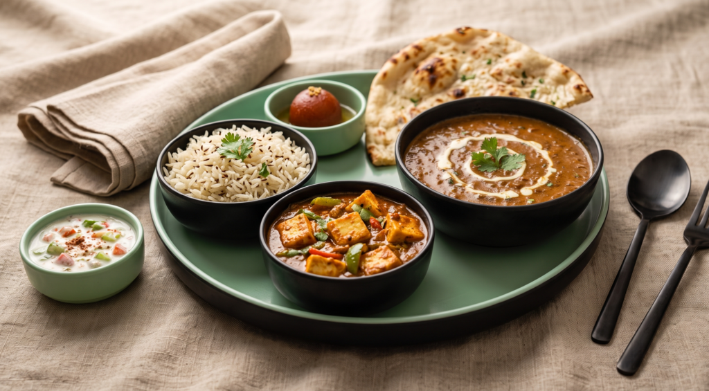 Punjabi thali at Desi Chef