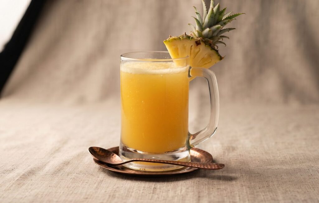 Pineapple Juice at Desi Chef
