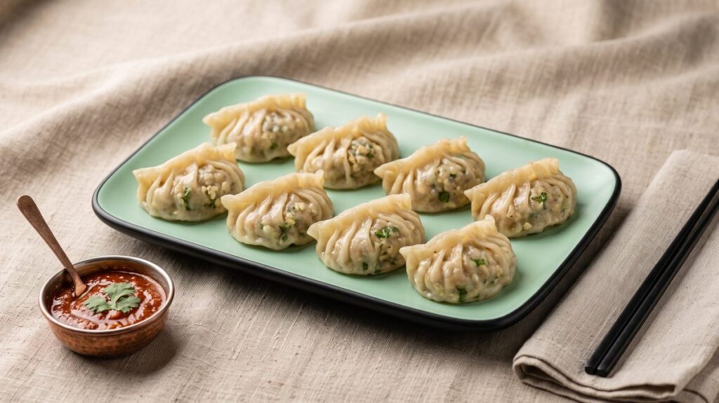 Steam Momo – Classic steamed veg momos. (Pure Veg, Momos & Rolls) | Desi Chef Restaurant, Bengaluru